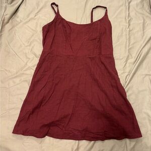 Old Navy Burgundy A-line Dress